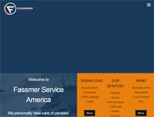 Tablet Screenshot of fassmerusa.com